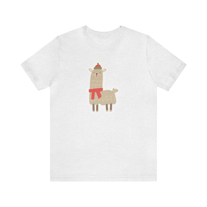 Llama Wearing a Scarf Shirt, Llama shirt, Llama Christmas Shirt, Xmas Shirt, Holiday Shirt, Merry Shirt, Festive Shirt, Merry Christmas T