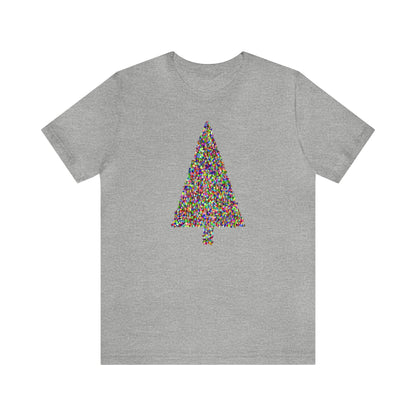 Multi Colored Christmas Tree Shirt, Christmas Shirt, Xmas Shirt, Holiday Shirt, Merry Shirt, Festive Shirt, Merry Christmas Tee, Christmas