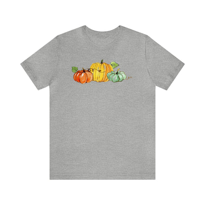 Pumpkin Drawings Shirt, Thanksgiving Fall Shirt, Cottagecore Shirt, Pumpkin Variety Shirt, Gardener & Plant Lover Shirt, Autumn Season Shirt