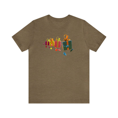 Four Walking Presents Shirt, Present Shirt, Christmas Shirt, Xmas Shirt, Holiday Shirt, Merry Shirt, Festive Shirt, Christmas Gift, Winter T