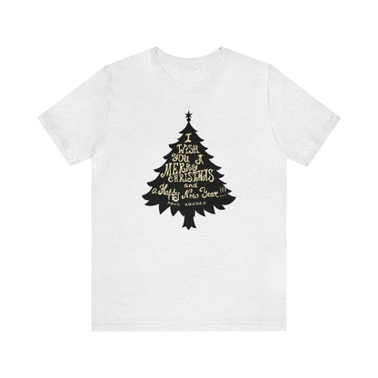 I Wish You A Merry Christmas And A Happy New Year Shirt, Christmas Tree Shirt, Christmas Shirt, Holiday Shirt, Merry Shirt, Festive Shirt