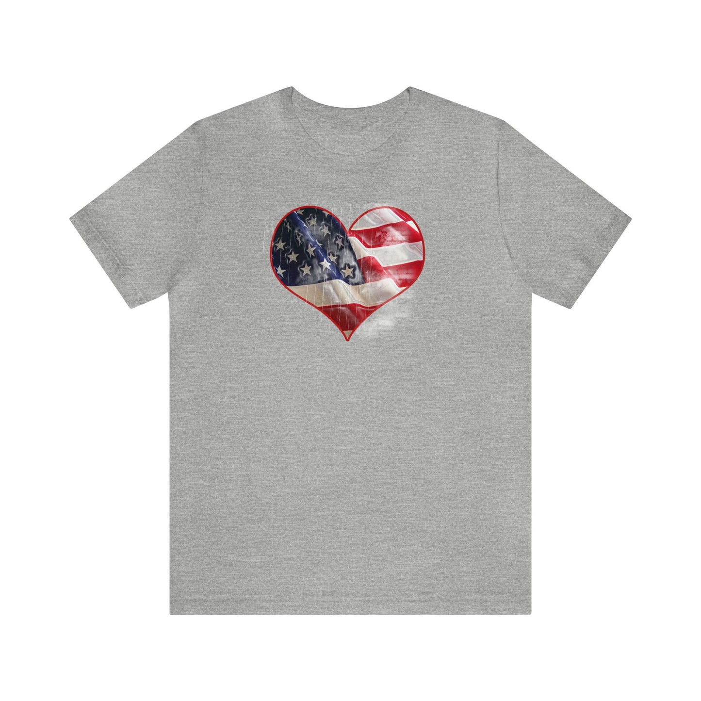 American Flag Heart Shirt, Love USA, Red, White and Blue, 4th of July Shirt, Patriotic Shirt, USA Shirt, Freedom Shirt, United States Shirt