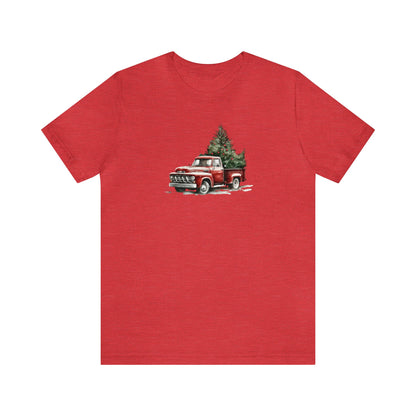 Farm Fresh Christmas Tree Truck Shirt, Vintage Christmas Truck Shirt, Packard Truck Shirt, Xmas Shirt, Holiday Shirt, Merry Shirt, Festive T