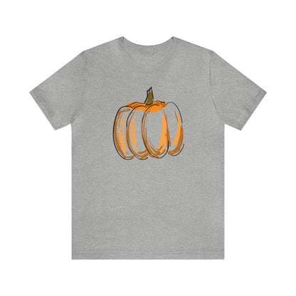 Pumpkin Drawing Shirt, Fall Pumpkin Shirt, Cute Fall Shirt, Thanksgiving Shirt, Shirt for Women, Teacher Fall Shirt, Autumn Shirt, Fall T