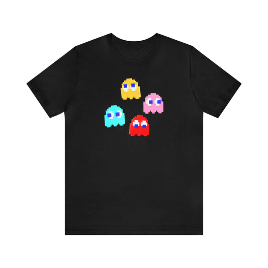 Blinky, Pinky, Inky, and Clyde Shirt, Ghost Shirt, Halloween Pacman Shirt, Funny Pacman Ghost Shirt, Halloween Ghost T, Spooky Shirt, 8-Bit