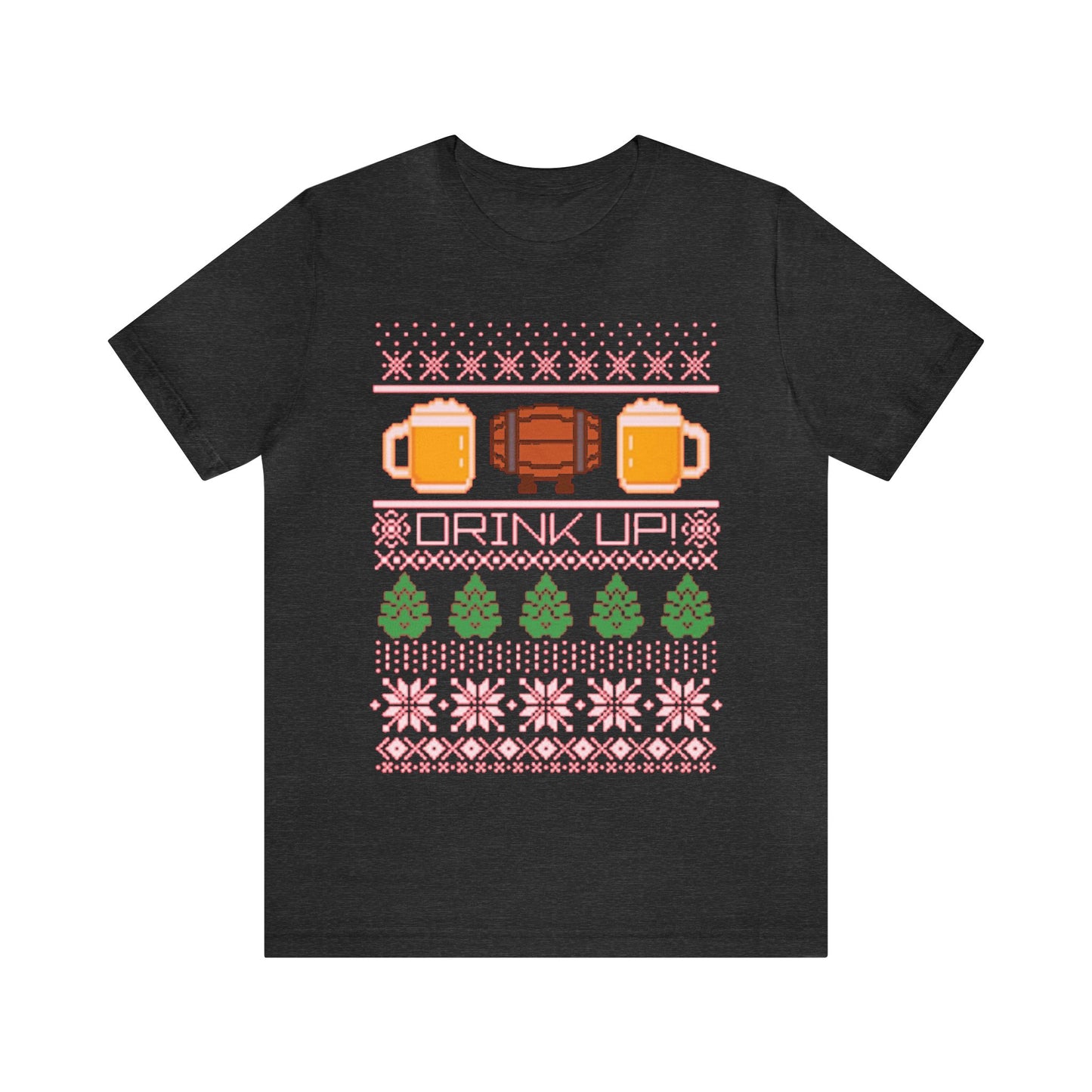 Drink Up! Ugly Christmas Sweater , Funny Christmas Sweater, Beer Drinking Christmas Shirt, Holiday Sweater, Beer Shirt, Xmas, Drinking Shirt