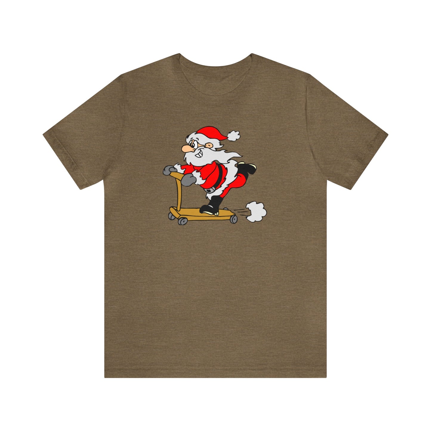 Santa Riding a Scooter Shirt, Santa Claus Shirt, Christmas Shirt, Xmas Shirt, Holiday Shirt, Merry Shirt, Festive Shirt, Merry Christmas Tee