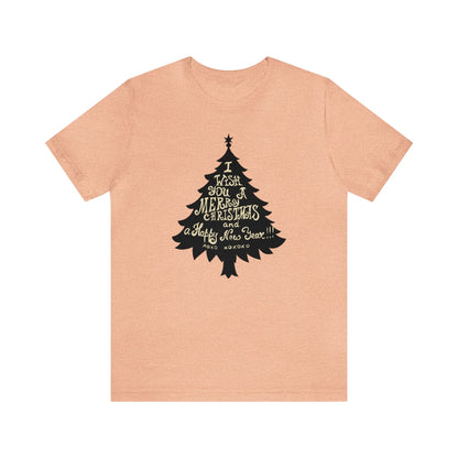 I Wish You A Merry Christmas And A Happy New Year Shirt, Christmas Tree Shirt, Christmas Shirt, Holiday Shirt, Merry Shirt, Festive Shirt