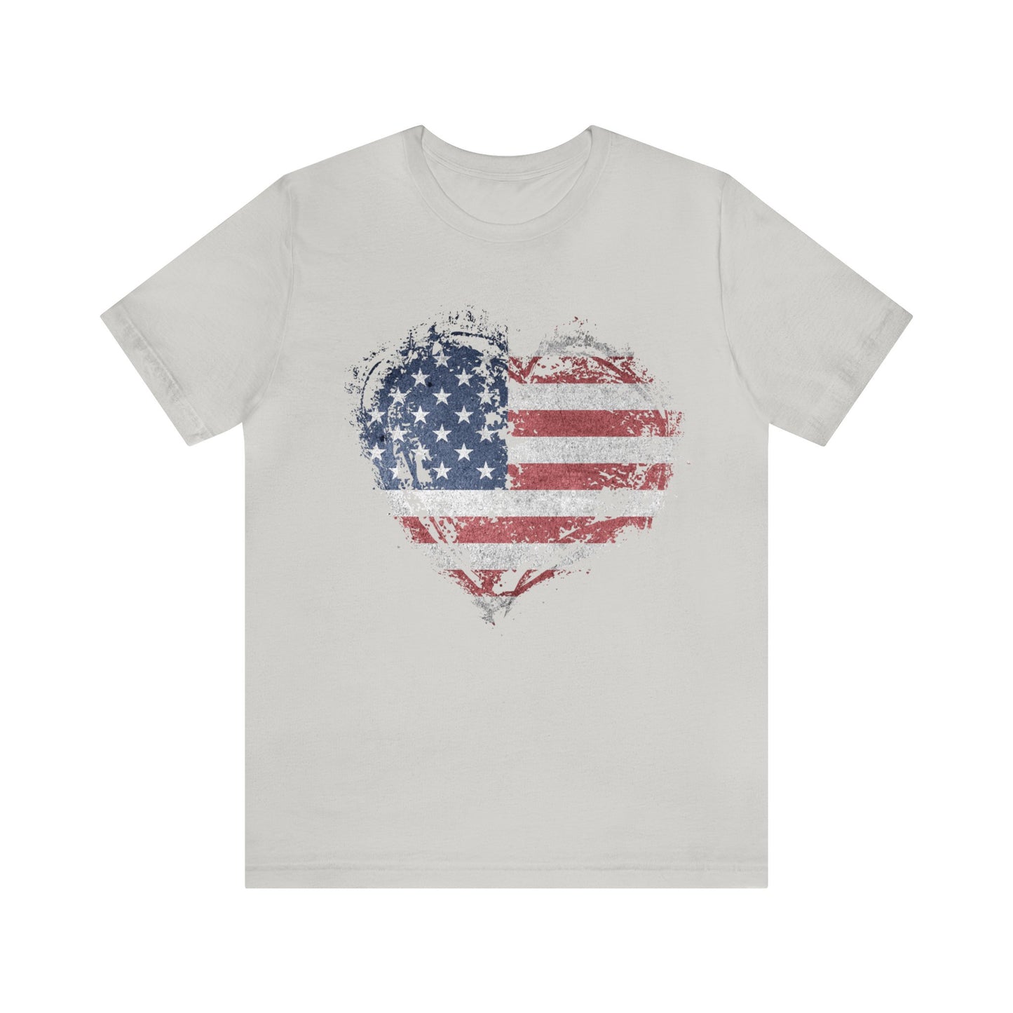 American Flag Heart Shirt, Love USA, Red, White and Blue, 4th of July Shirt, Patriotic Shirt, USA Shirt, Freedom Shirt, United States Shirt