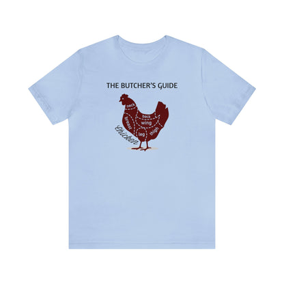 The Butcher's Guide Cuts Of Chicken Shirt, Thanksgiving Shirt, Thanksgiving Gift, Fall Chicken Shirt, Chicken Cuts Shirt, Chicken Chef Shirt