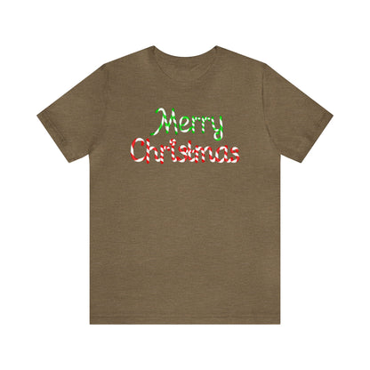 Candy Cane Merry Christmas Shirt, Christmas Shirt, Xmas Shirt, Holiday Shirt, Merry Shirt, Festive Shirt, Merry Christmas T, Christmas Gift