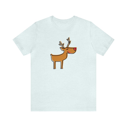 Rudolph Shirt, Reindeer shirt, Christmas Shirt, Xmas Shirt, Holiday Shirt, Merry Shirt, Festive Shirt, Merry Christmas Tee, Christmas Gift