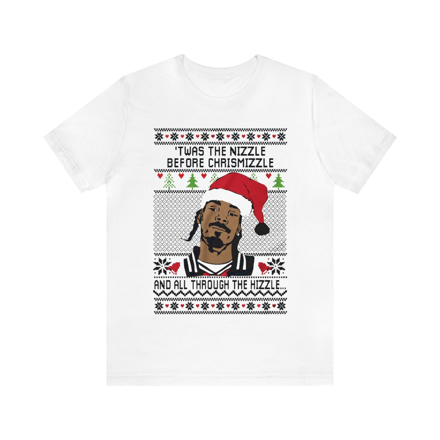 Twas The Nizzle Before Chrismizzle Ugly Christmas Sweater, Funny Christmas Sweater, Snoop Dogg Shirt, Holiday Sweater, Snoop Christmas Shirt