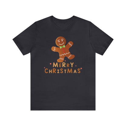 Merry Christmas Ginger Bread Man Shirt, Christmas Shirt, Xmas Shirt, Holiday Shirt, Merry Shirt, Festive Shirt, Ginger Bread Man Shirt