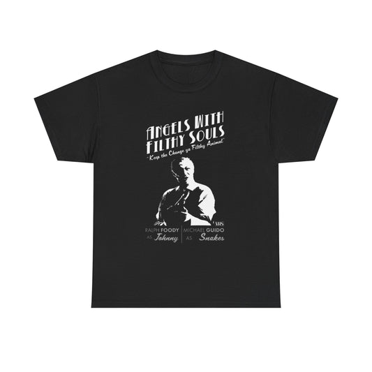 Angels With Filthy Souls Vintage Movie Tee — 'Keep on Clappin' Johnny' Graphic Shirt