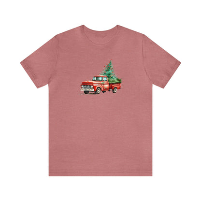 Farm Fresh Christmas Tree Truck Shirt, Vintage Christmas Truck Shirt, Packard Truck Shirt, Xmas Shirt, Holiday Shirt, Merry Shirt, Festive T