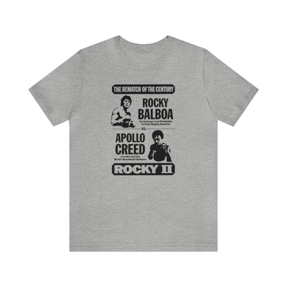 The Rematch Of The Century Shirt, Rocky Balboa Shirt, Apollo Creed Shirt, Boxing Lover, Boxing Shirt, Sparring Shirt, Gym Shirt, Rocky II