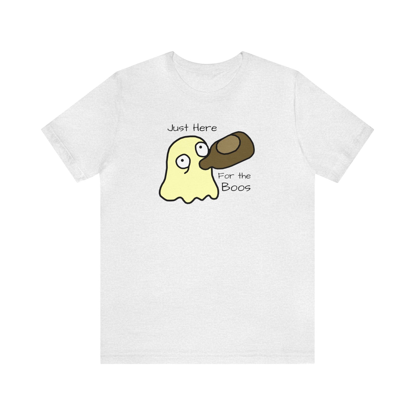 Just Here for the Boos Shirt, Boozy Ghost Shirt, Halloween Dinking Shirt, Funny Drinking Ghost Shirt, Halloween Ghost T, Halloween Lover