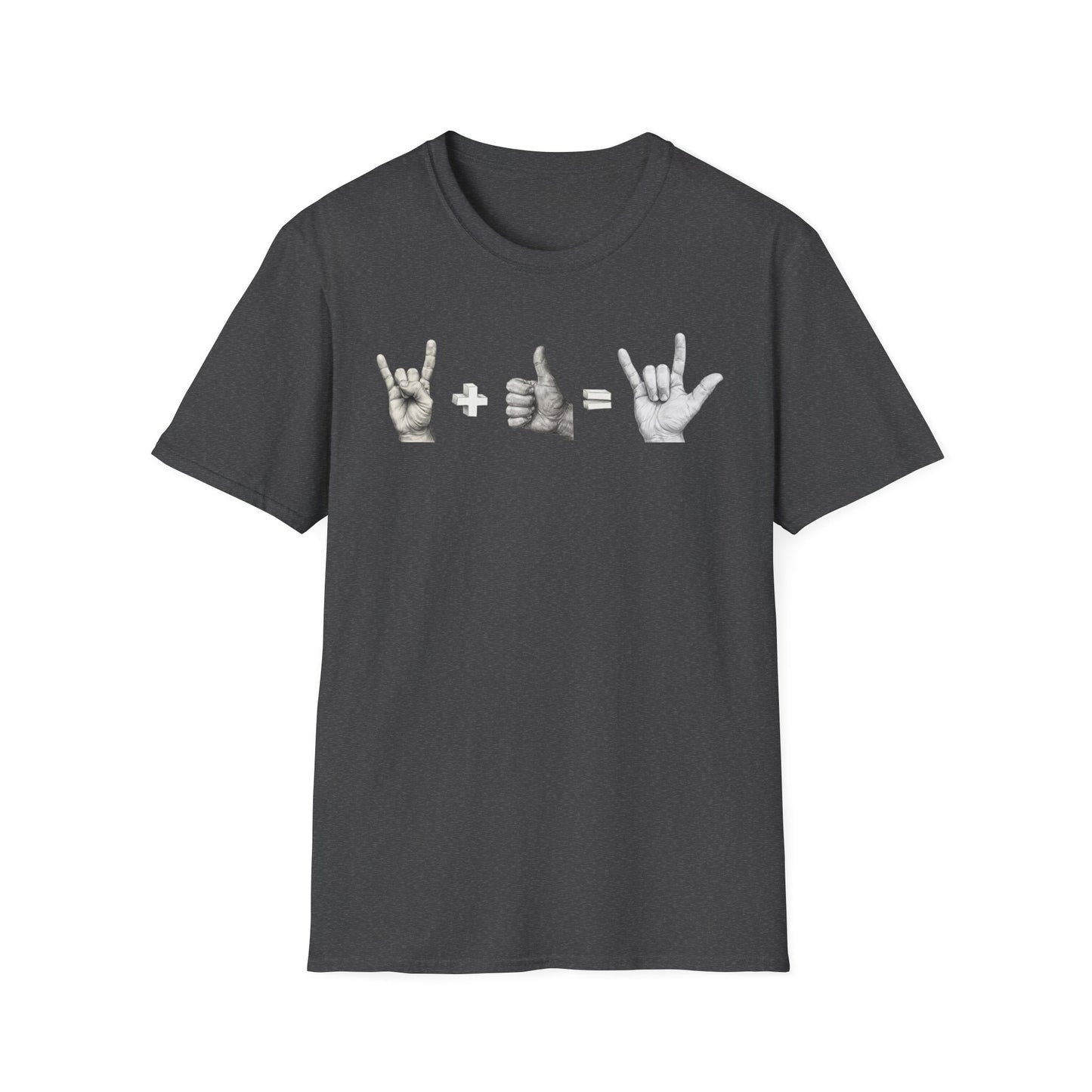 God's Love Equation - ASL Love Equation T-Shirt — Hand Sign Language Graphic Tee