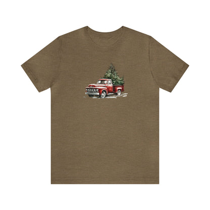 Farm Fresh Christmas Tree Truck Shirt, Vintage Christmas Truck Shirt, Packard Truck Shirt, Xmas Shirt, Holiday Shirt, Merry Shirt, Festive T