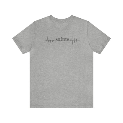Heartbeat New Orleans Saints Shirt, Football Shirt, Heartbeat Sports Shirt, New Orleans Football, Football T, Heartbeat Shirt, Saints Shirt