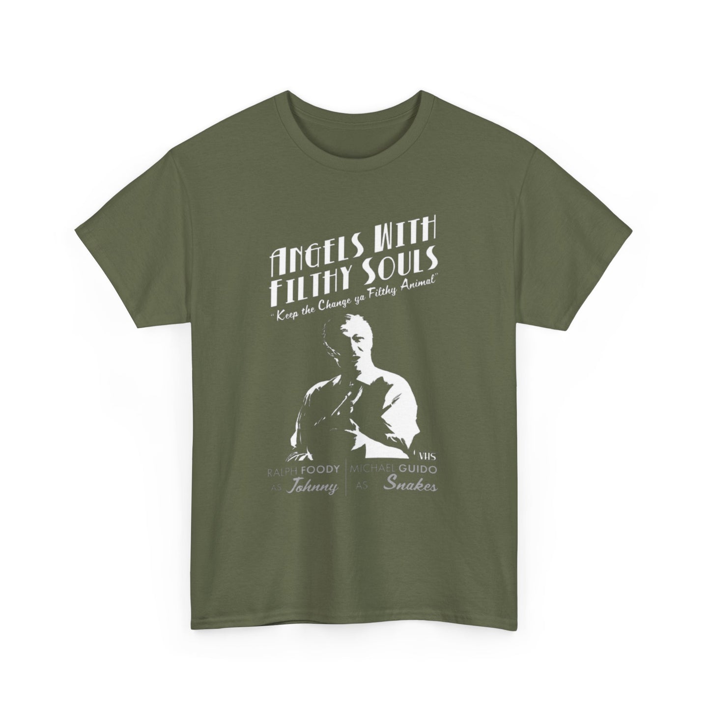 Angels With Filthy Souls Vintage Movie Tee — 'Keep on Clappin' Johnny' Graphic Shirt