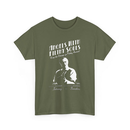 Angels With Filthy Souls Vintage Movie Tee — 'Keep on Clappin' Johnny' Graphic Shirt