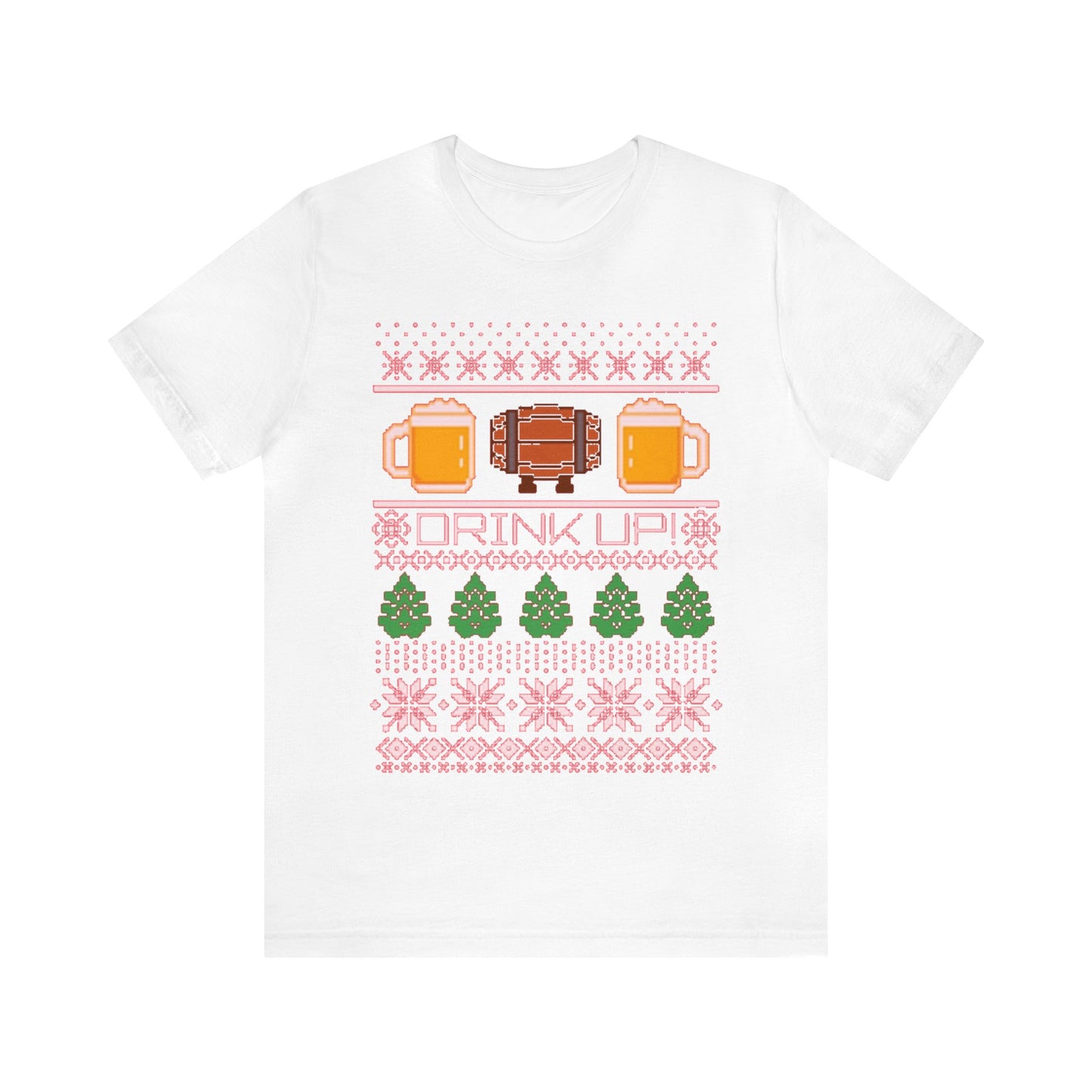 Drink Up! Ugly Christmas Sweater , Funny Christmas Sweater, Beer Drinking Christmas Shirt, Holiday Sweater, Beer Shirt, Xmas, Drinking Shirt