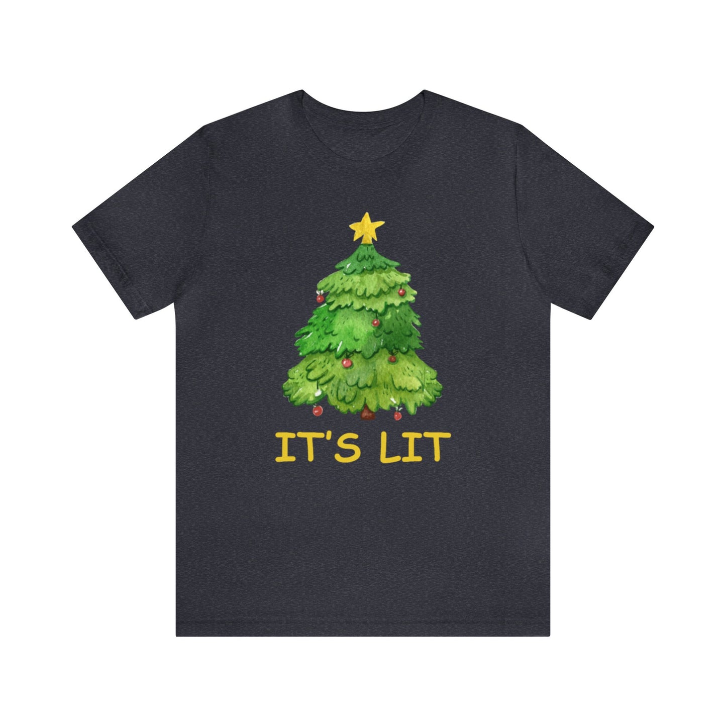 It's Lit Shirt, Christmas Tree Shirt, Christmas Shirt, Xmas Shirt, Holiday Shirt, Merry Shirt, Festive Shirt, Merry Christmas Tee, Tree Tee