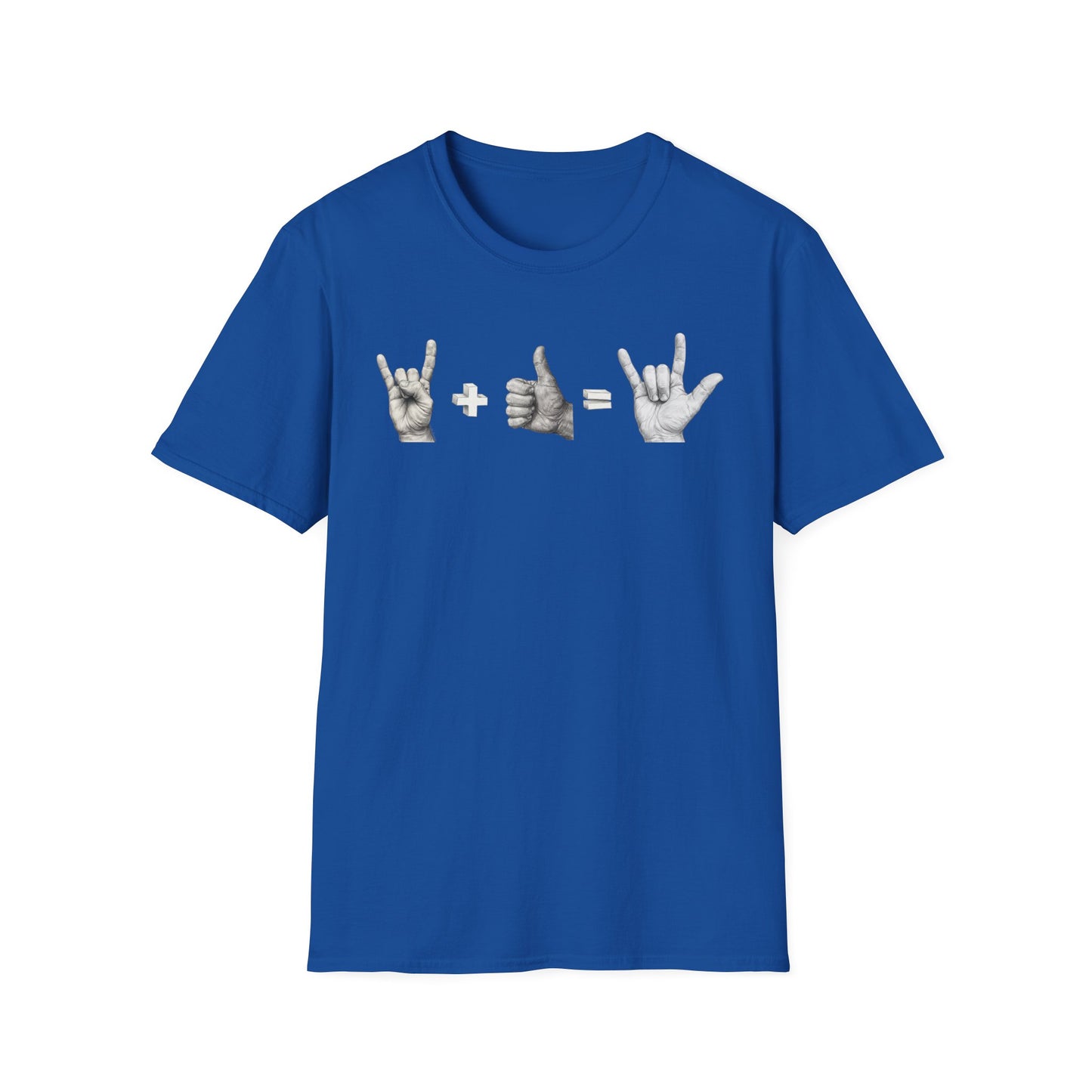 God's Love Equation - ASL Love Equation T-Shirt — Hand Sign Language Graphic Tee