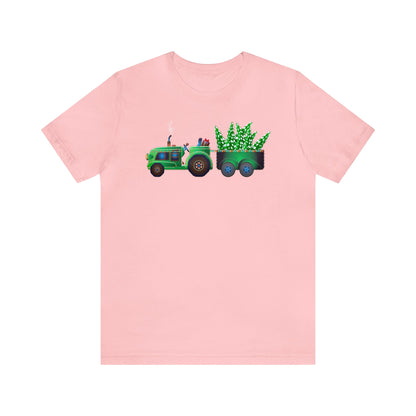 Tractor Pulling Christmas Trees Shirt, Tractor Christmas Shirt, Xmas Shirt, Holiday Shirt, Merry Shirt, Festive Shirt, Merry Christmas Tee