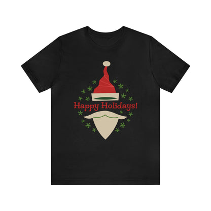 Happy Holidays Santa Shirt, Santa Claus Shirt, Christmas Shirt, Xmas Shirt, Holiday Shirt, Merry Shirt, Festive Shirt, Merry Christmas Tee