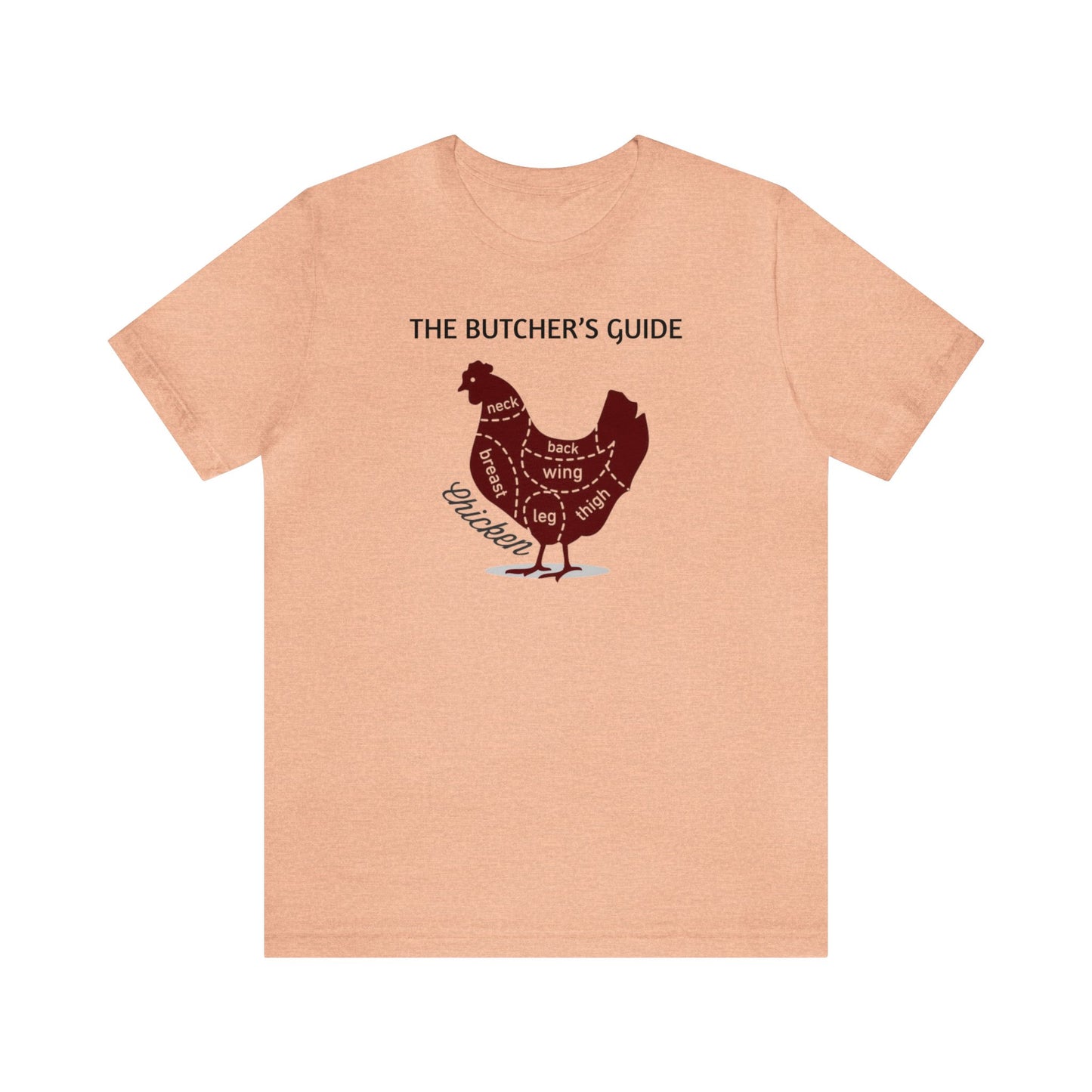 The Butcher's Guide Cuts Of Chicken Shirt, Thanksgiving Shirt, Thanksgiving Gift, Fall Chicken Shirt, Chicken Cuts Shirt, Chicken Chef Shirt