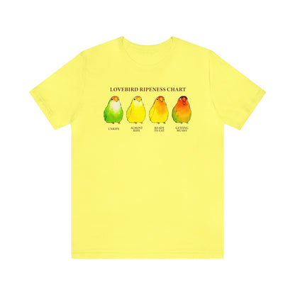 Lovebird Ripeness Chart Shirt, Lovebird Shirt, Love Birds Love Birds, Fischers Lovebirds Shirt, Funny Mango Ripeness Chart, A Lovebird Tee