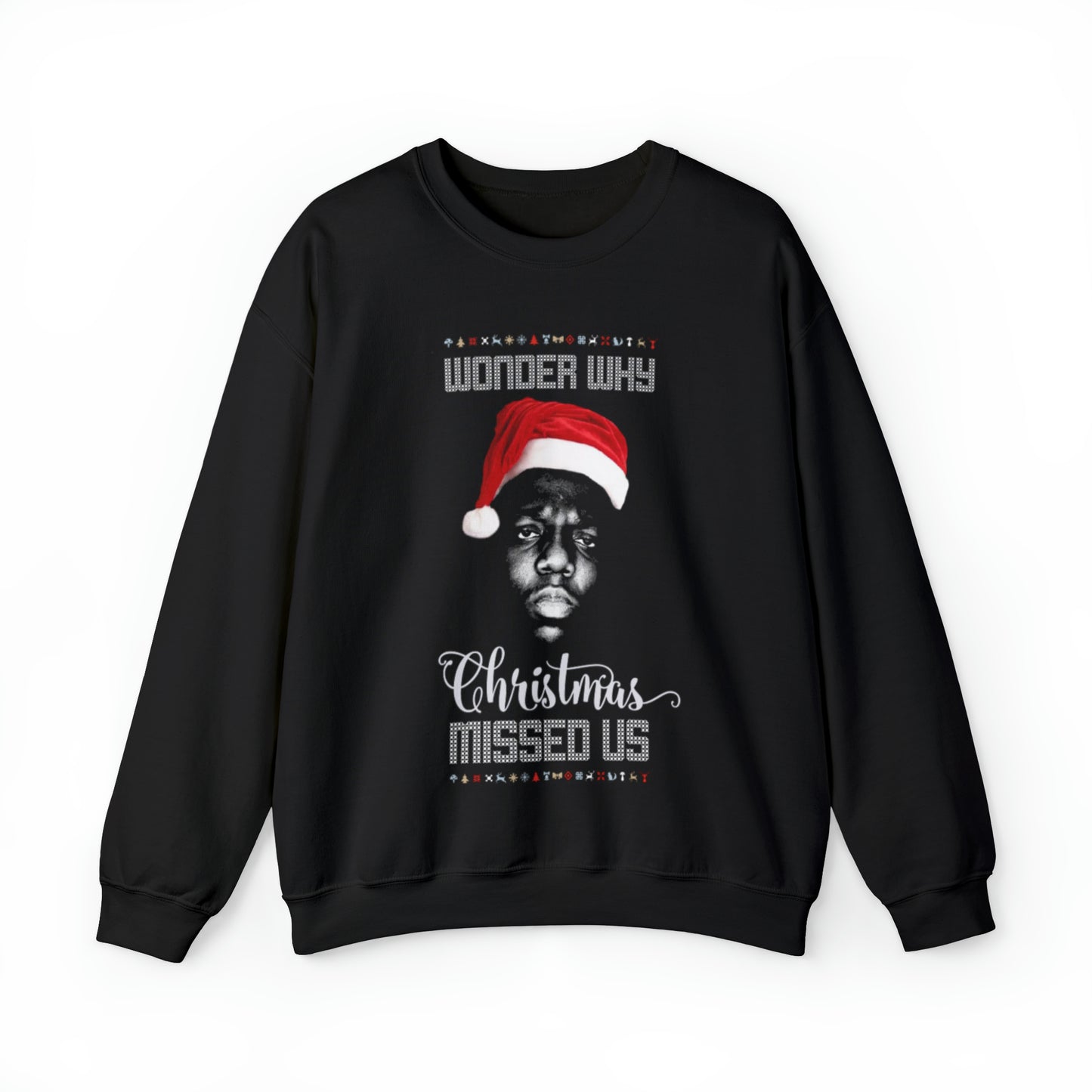 Wonder Why Christmas Missed Us Notorious B.I.G. Sweatshirt