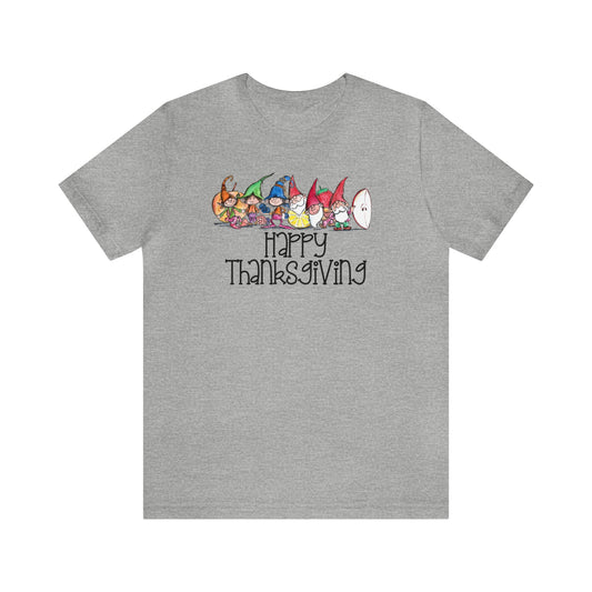 Happy Thanksgiving Gnomes, Hello Fall, Fall Shirt, Autumn Shirt, Cute Fall Shirt, Thanksgiving Shirt, Shirt for Women, Teacher Fall Shirt