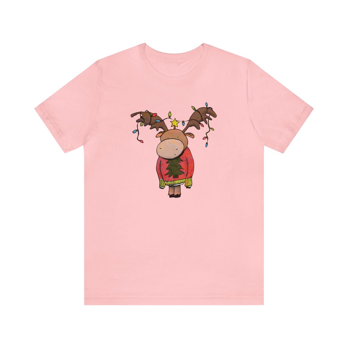 Christmas Moose, Moose Shirt, Christmas Shirt, Xmas Shirt, Holiday Shirt, Merry Shirt, Festive Shirt, Merry Christmas T, Winter Tee, Holiday