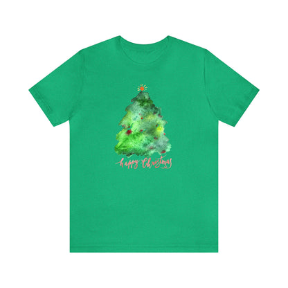 Happy Christmas Tree Shirt, Christmas Shirt, Xmas Shirt, Holiday Shirt, Merry Shirt, Festive Shirt, Merry Christmas Tee, Christmas Gift
