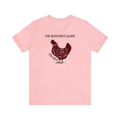 The Butcher's Guide Cuts Of Chicken Shirt, Thanksgiving Shirt, Thanksgiving Gift, Fall Chicken Shirt, Chicken Cuts Shirt, Chicken Chef Shirt