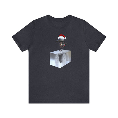 Robot Santa Skating on a Block of Ice Shirt, Christmas Shirt, Xmas Shirt, Holiday Shirt, Merry Shirt, Festive Shirt, Christmas Gift, WinterT