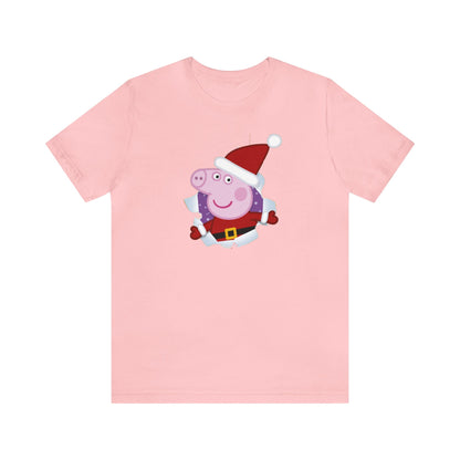 Peppa Santa Shirt, Christmas Peppa Pig Shirt, Christmas Shirt, Xmas Shirt, Holiday Shirt, Merry Shirt, Festive Shirt, Merry Christmas Shirt