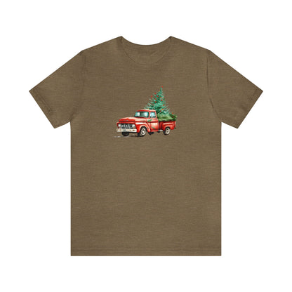 Farm Fresh Christmas Tree Truck Shirt, Vintage Christmas Truck Shirt, Packard Truck Shirt, Xmas Shirt, Holiday Shirt, Merry Shirt, Festive T