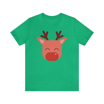 Rudolph Shirt, Reindeer shirt, Christmas Shirt, Xmas Shirt, Holiday Shirt, Merry Shirt, Festive Shirt, Merry Christmas Tee, Christmas Gift