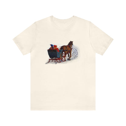 One Horse Open Sleigh Shirt, Christmas Shirt, Xmas Shirt, Holiday Shirt, Merry Shirt, Festive Shirt, Thanksgiving Shirt, Jingle Bells Shirt