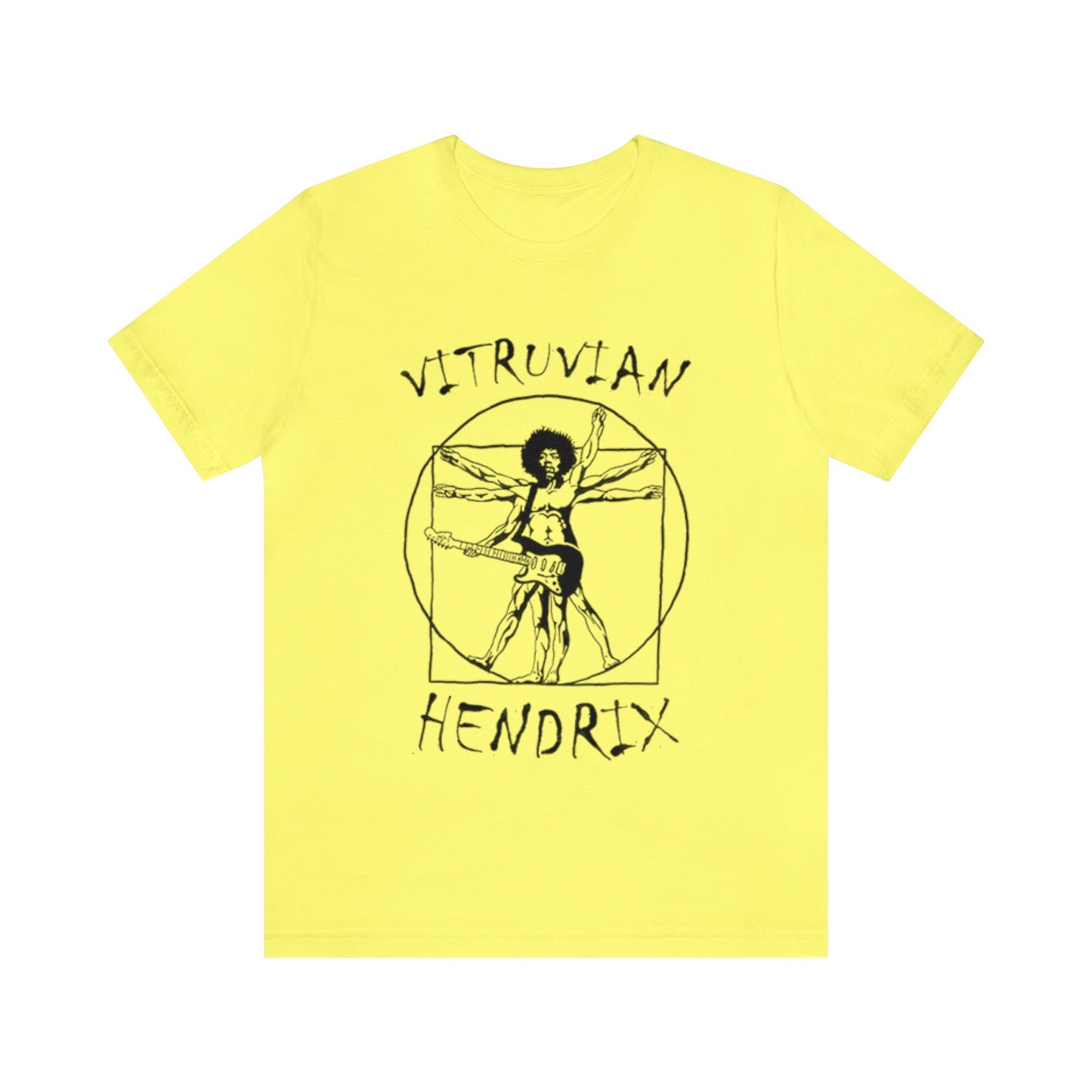 Vitruvian Hendrix Shirt, Jimi Hendrix Merch, Hendrix Shirt, Band of Gypsies Shirt, Guitar Lover Shirt, Music Lover Shirt, Classic Rock Shirt