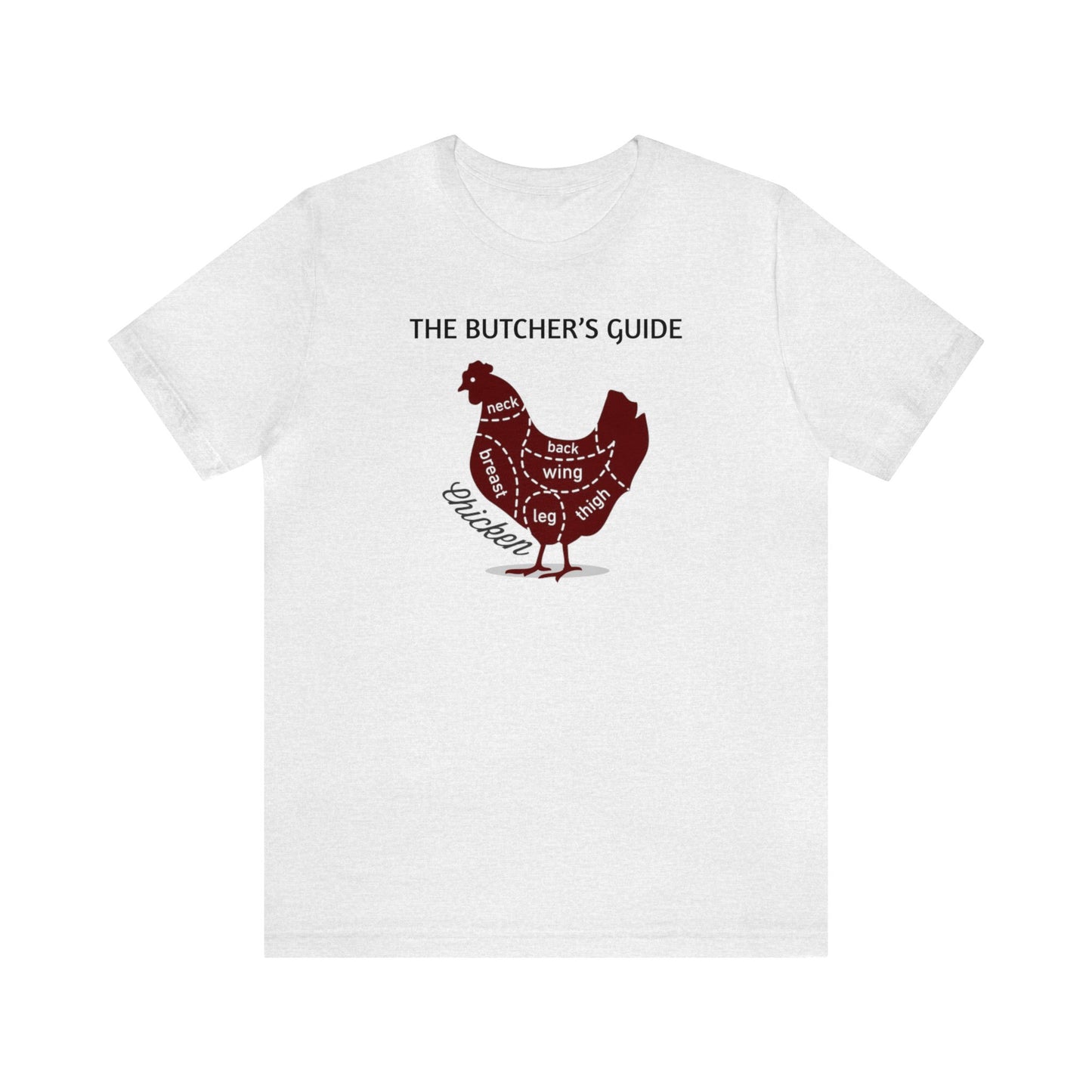 The Butcher's Guide Cuts Of Chicken Shirt, Thanksgiving Shirt, Thanksgiving Gift, Fall Chicken Shirt, Chicken Cuts Shirt, Chicken Chef Shirt