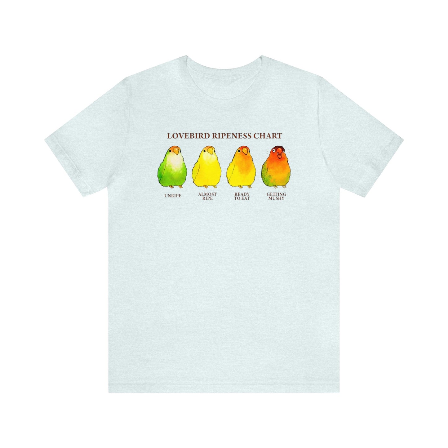 Lovebird Ripeness Chart Shirt, Lovebird Shirt, Love Birds Love Birds, Fischers Lovebirds Shirt, Funny Mango Ripeness Chart, A Lovebird Tee