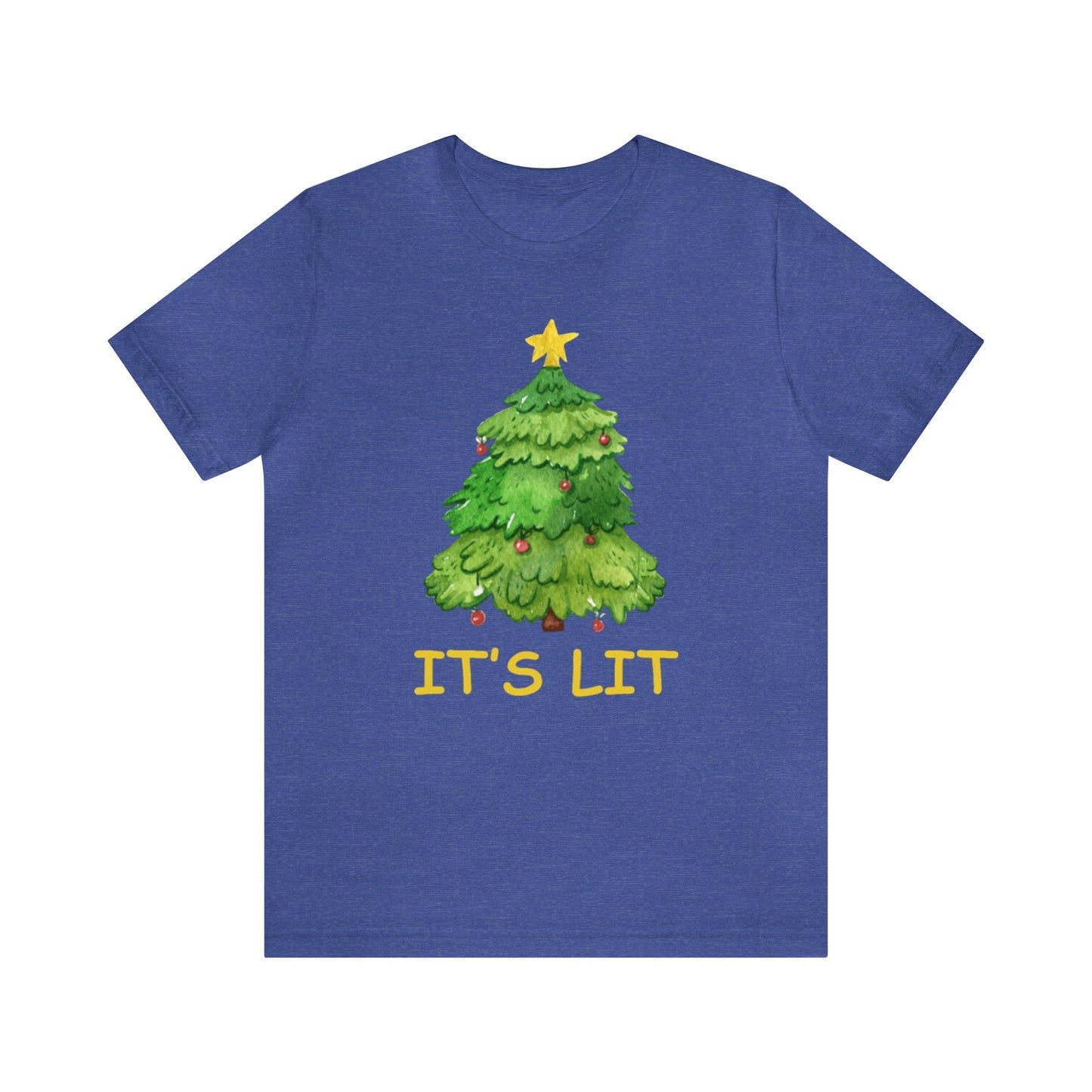 It's Lit Shirt, Christmas Tree Shirt, Christmas Shirt, Xmas Shirt, Holiday Shirt, Merry Shirt, Festive Shirt, Merry Christmas Tee, Tree Tee