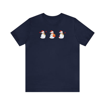 Three Snowmen Shirt, Snowman Shirt, Christmas Shirt, Xmas Shirt, Holiday Shirt, Merry Shirt, Festive Shirt, Merry Christmas Tee, Christmas T