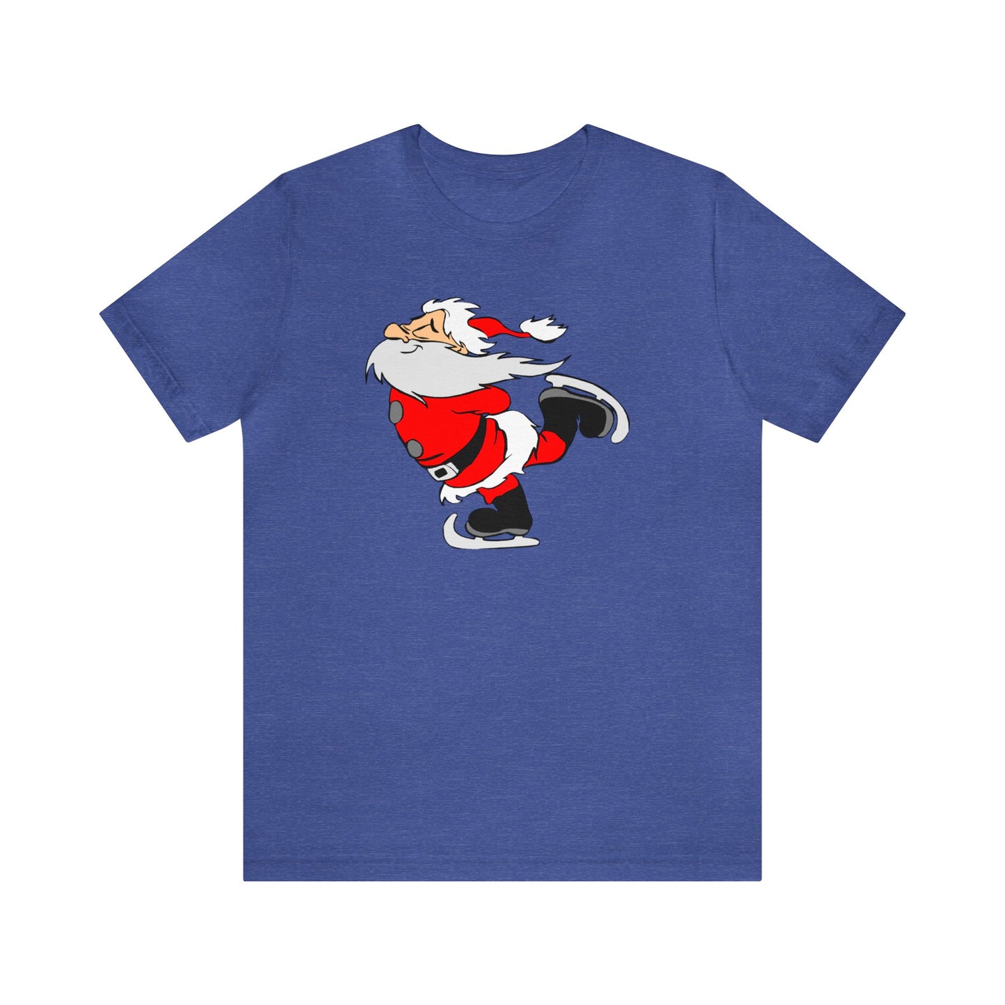 Ice Skating Santa Shirt, Santa Claus Shirt, Christmas Shirt, Xmas Shirt, Holiday Shirt, Merry Shirt, Festive Shirt, Merry Christmas Tee